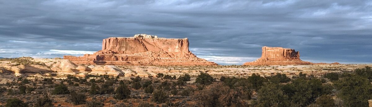 sunlit mesas